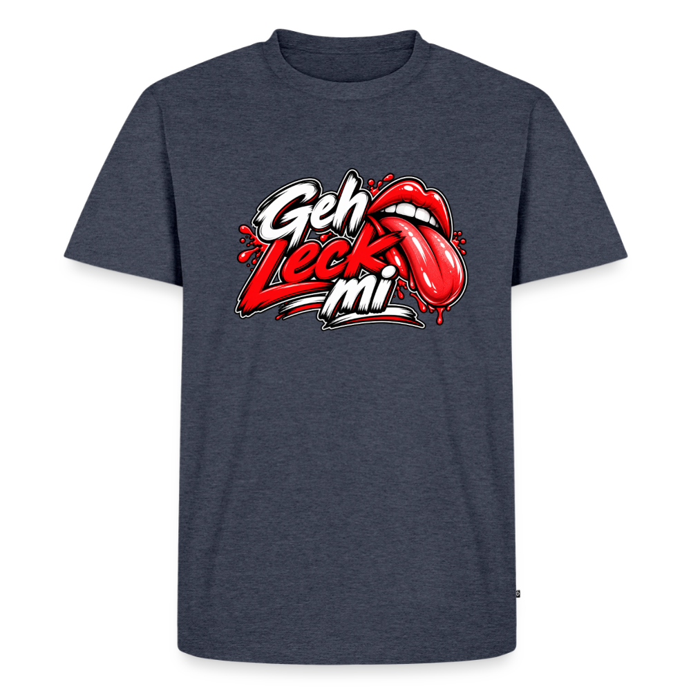 Geh Leck T-Shirt - Jeansblau 