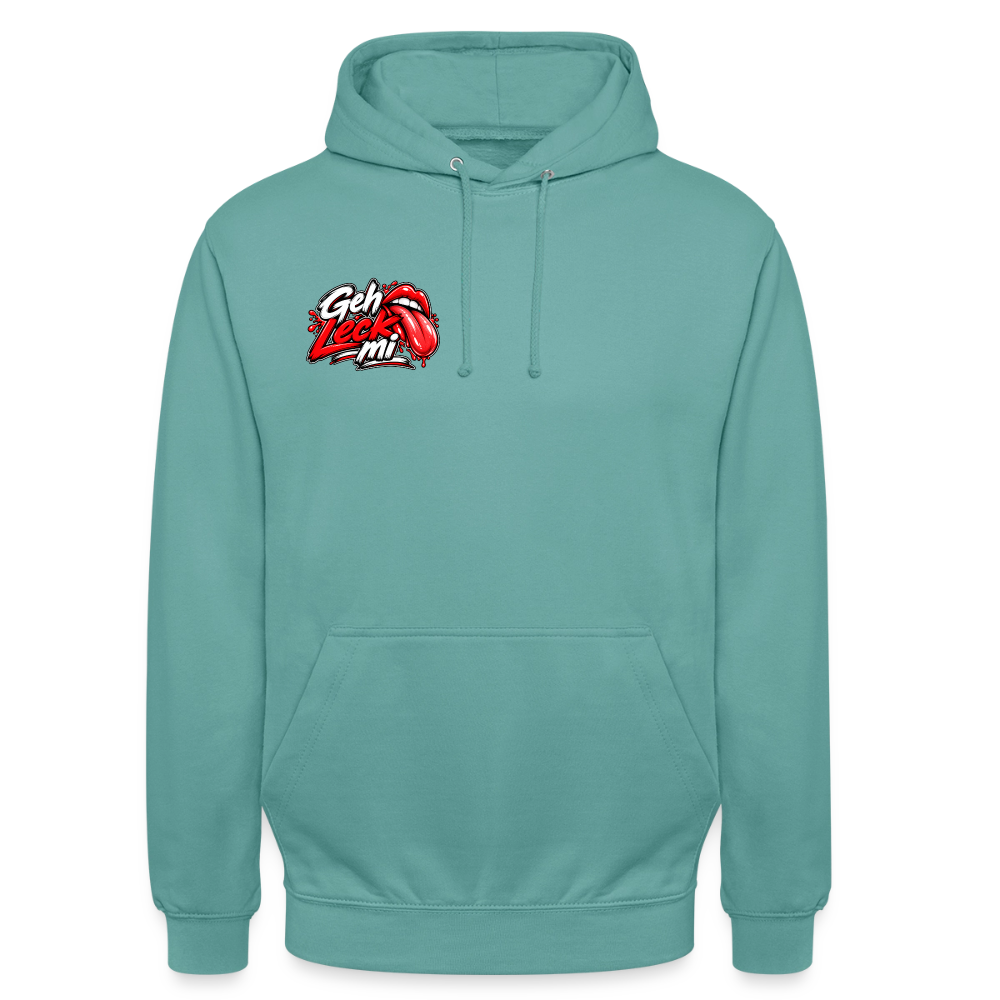 Geh Leck Hoodie - Pastelltürkis