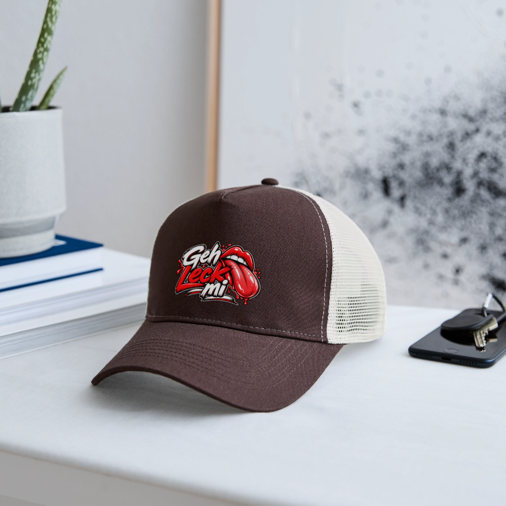 Geh Leck Cap - Braun/Beige