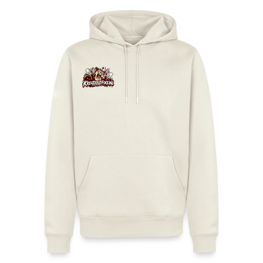 KRUZIFIX Hoodie - Naturweiß