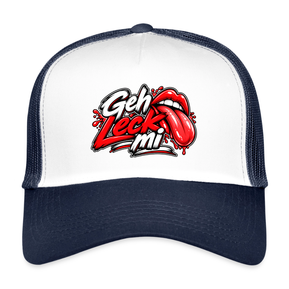 Geh Leck Cap - Weiß/Navy