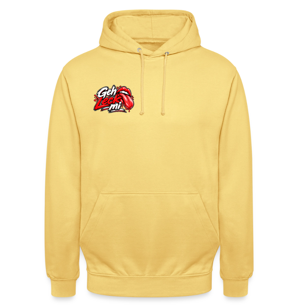 Geh Leck Hoodie - Zitronengelb