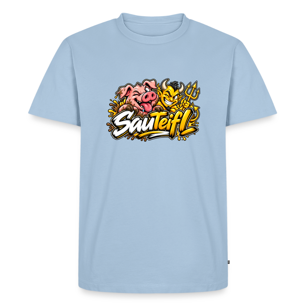 SauTeifl T-Shirt - Hellblau
