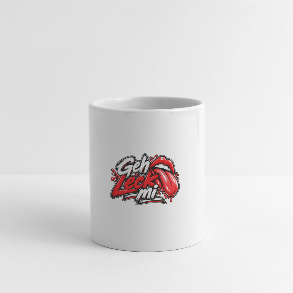 Geh Leck Tasse - Weiß