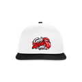Geh Leck Snapback Cap - Weiß/Schwarz