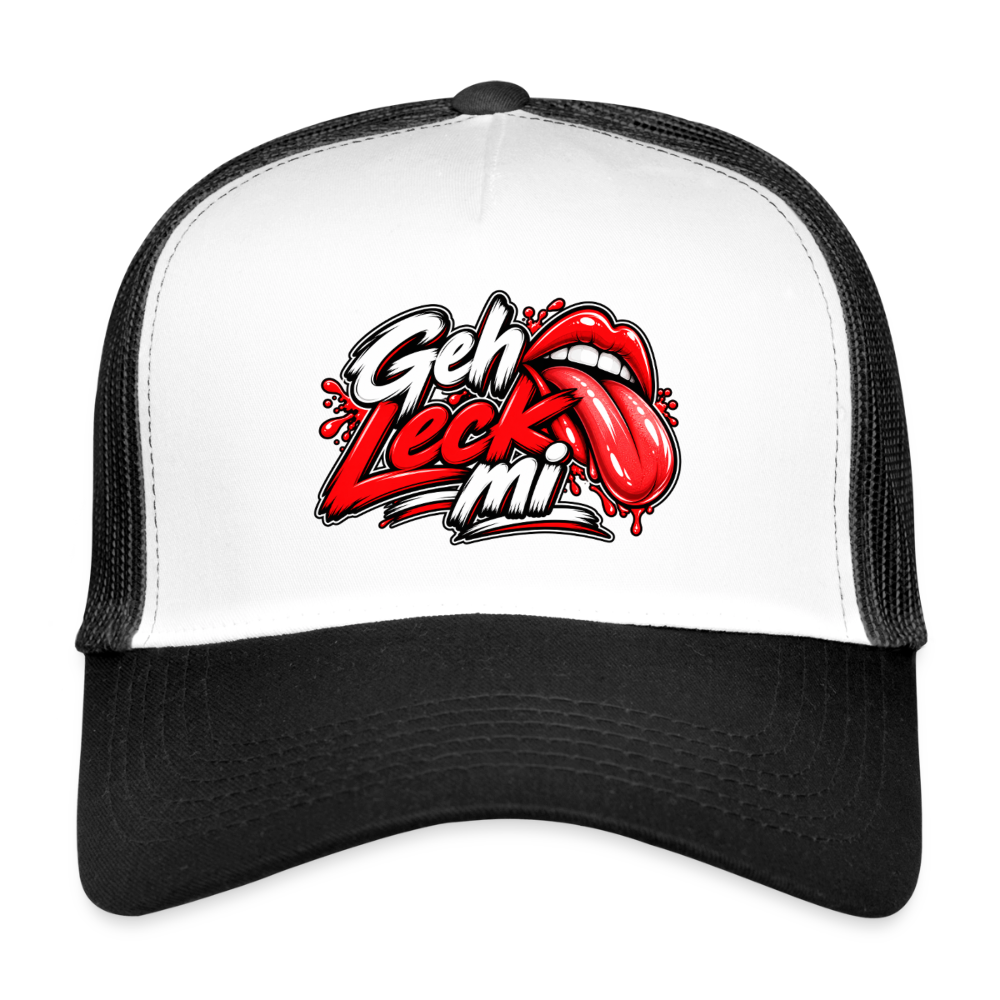 Geh Leck Cap - Weiß/Schwarz