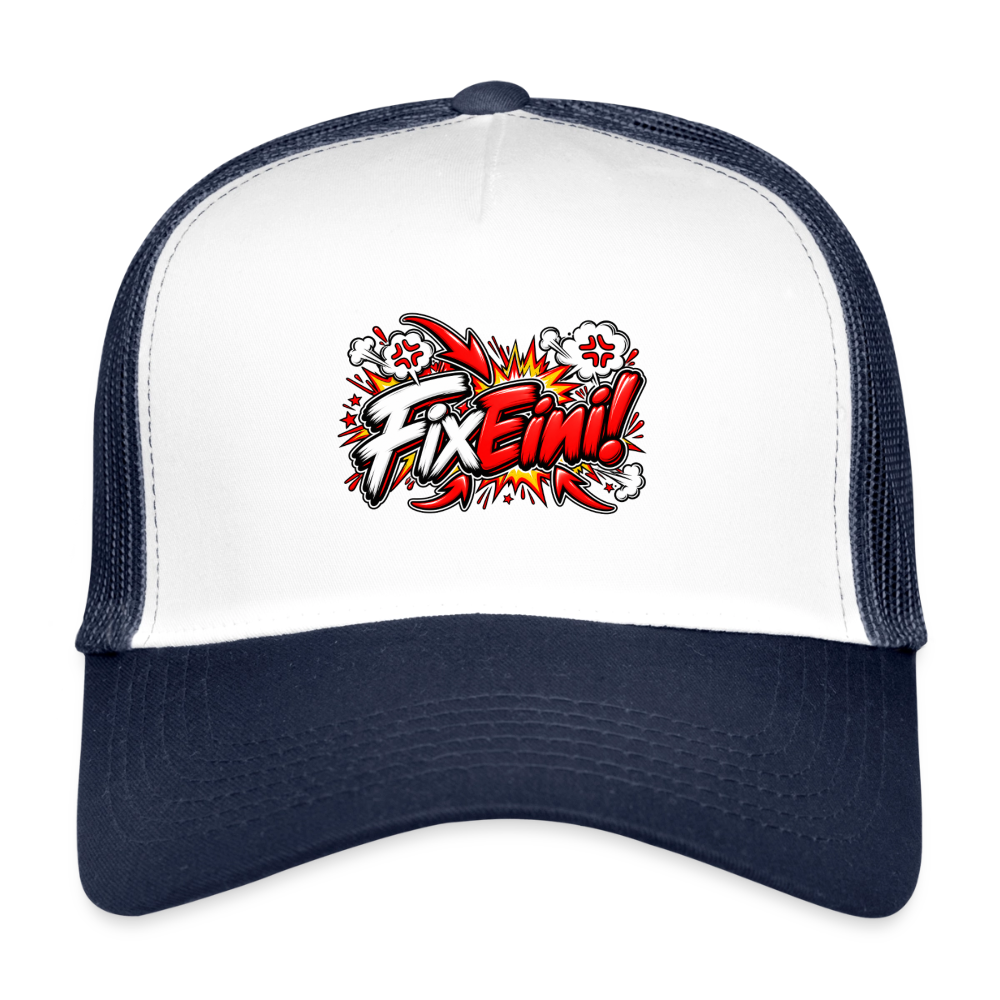 FixEini! Cap - Weiß/Navy