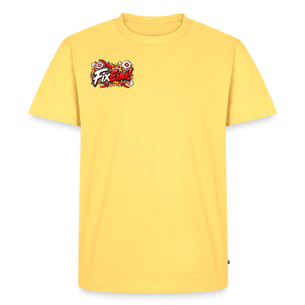 FixEini! T-Shirt - Pastellgelb