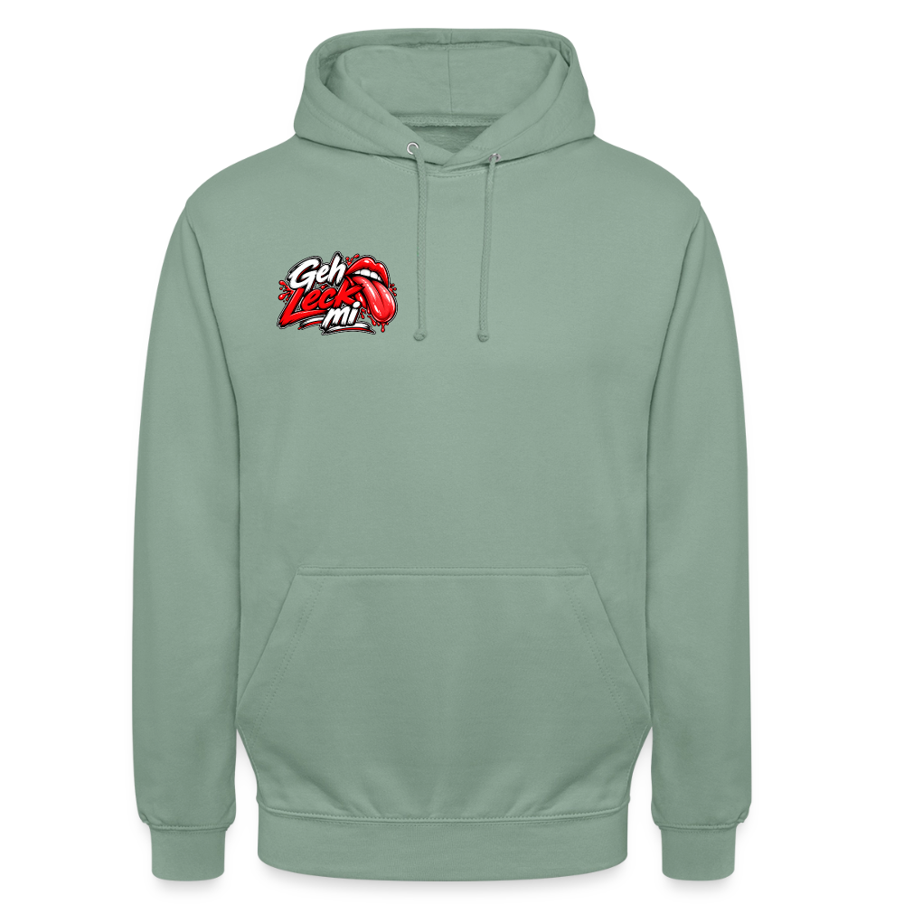 Geh Leck Hoodie - Graugrün