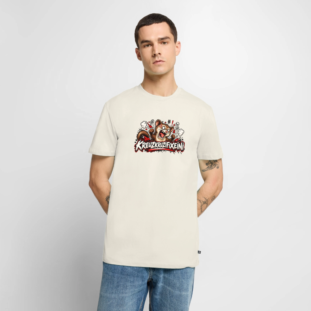 KRUZIFIX T-Shirt - Naturweiß