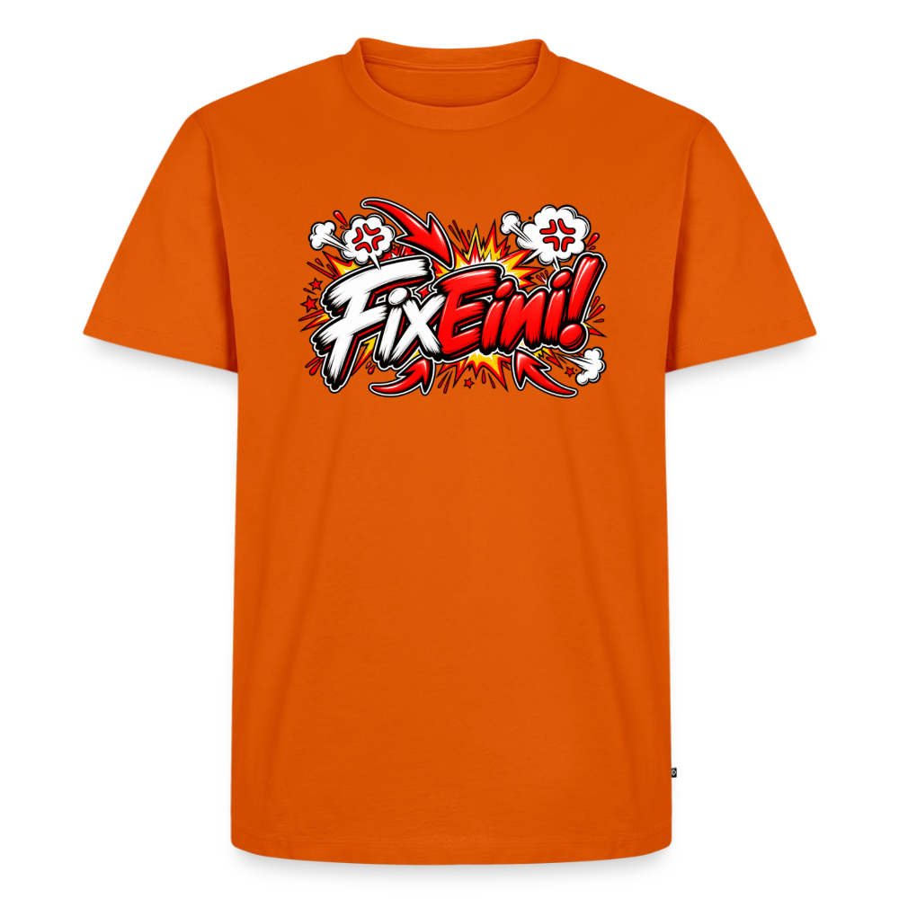 FixEini! T-Shirt groß - Orange 