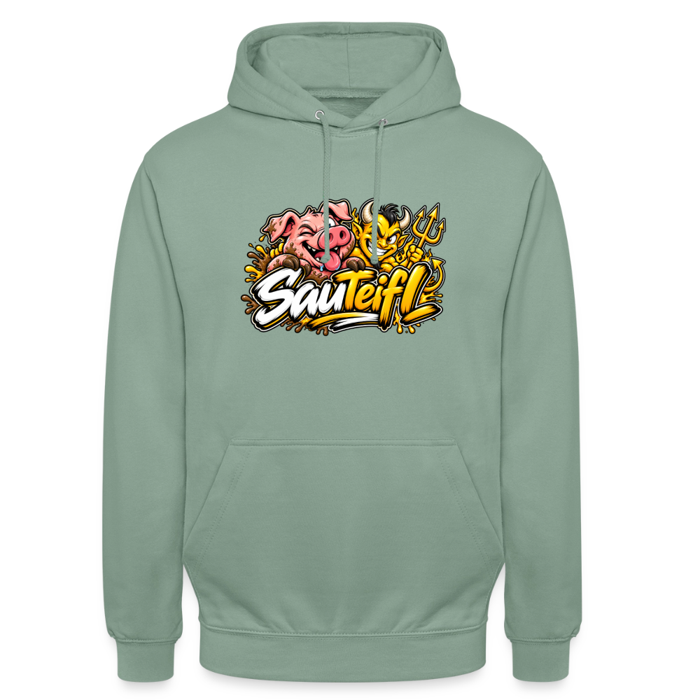 Sauteifl Hoodie - Graugrün