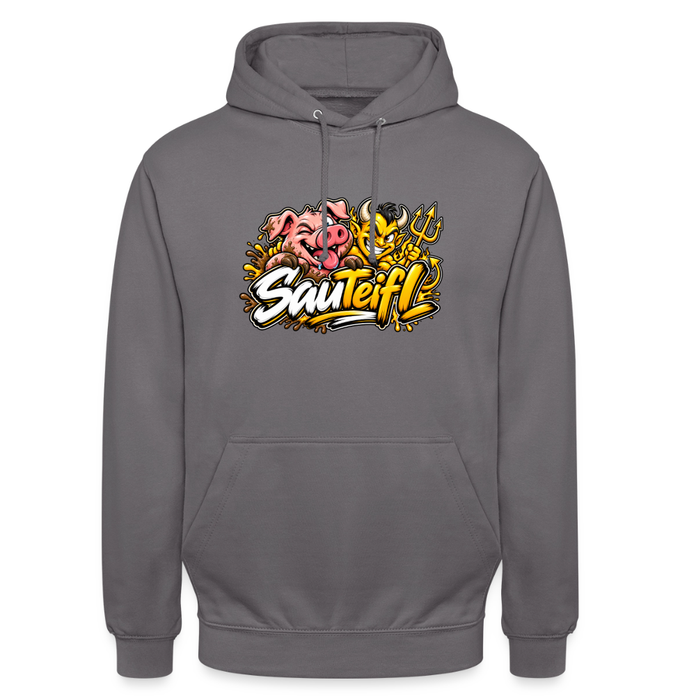 Sauteifl Hoodie - Mittelgrau