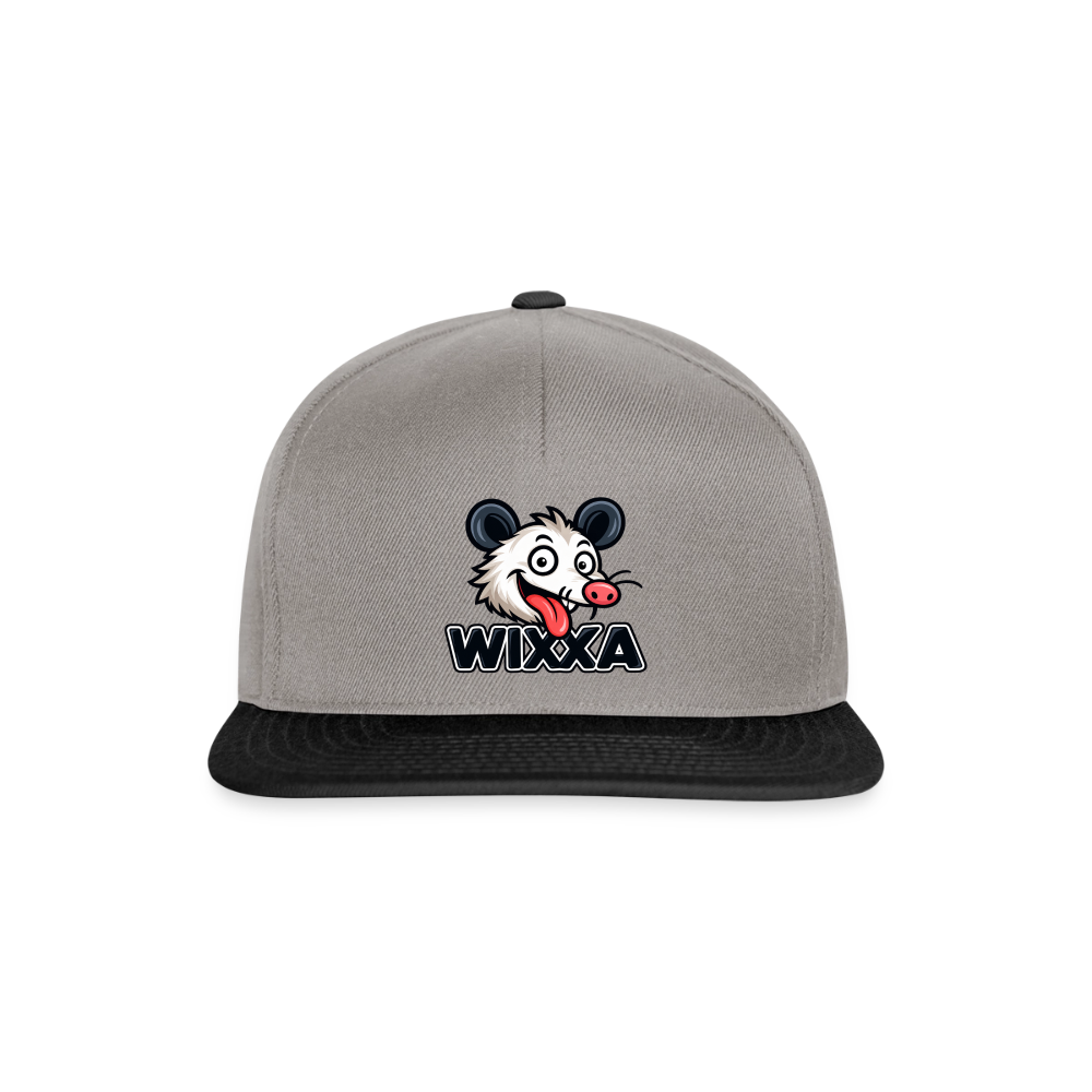 WIXXA Snapback Cap - Graphit/Schwarz