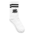 OH! Jodeln Tennissocken - Weiß/Schwarz