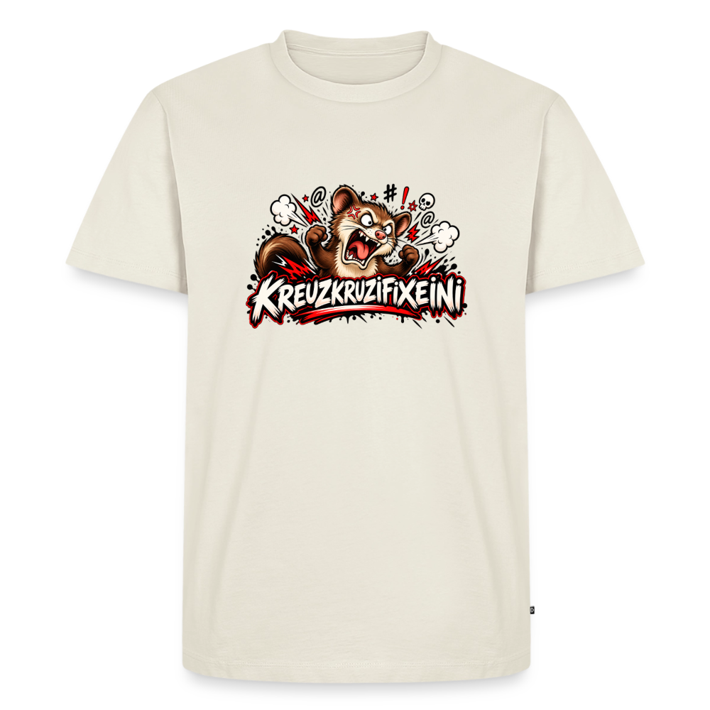 KRUZIFIX T-Shirt - Naturweiß