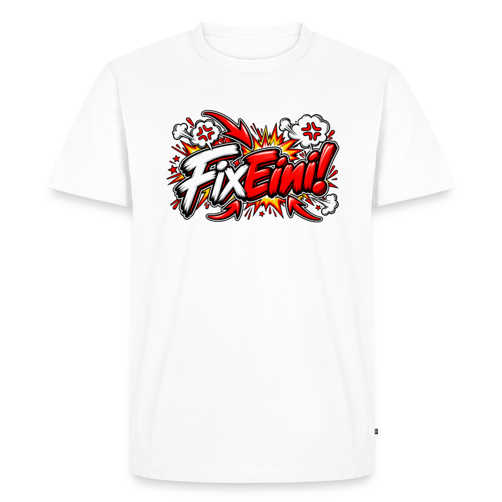 FixEini! T-Shirt groß - Weiß