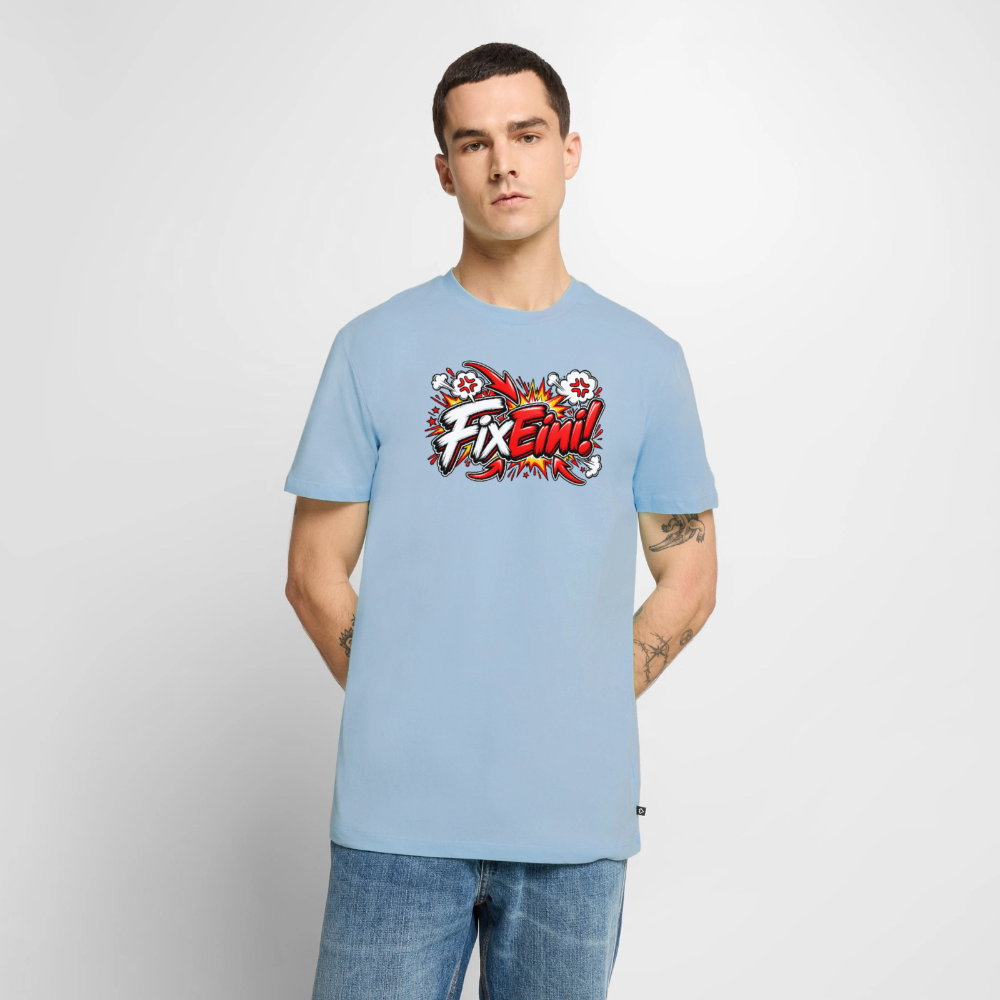 FixEini! T-Shirt groß - Hellblau