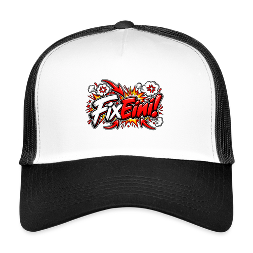 FixEini! Cap - Weiß/Schwarz