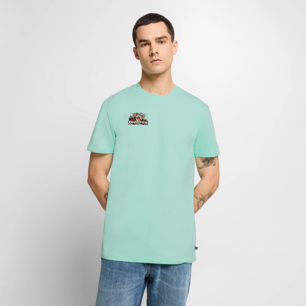 KRUZIFIX T-Shirt kleiner Druck - Mint 