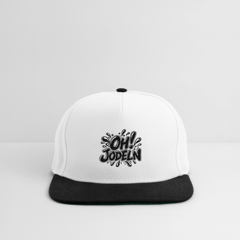 Oh!Jodeln Cap - Weiß/Schwarz