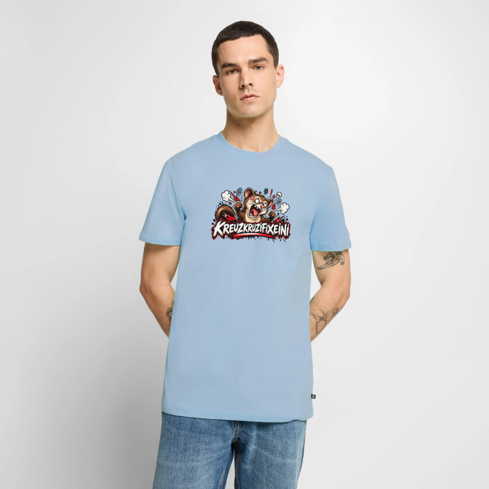 KRUZIFIX T-Shirt - Hellblau