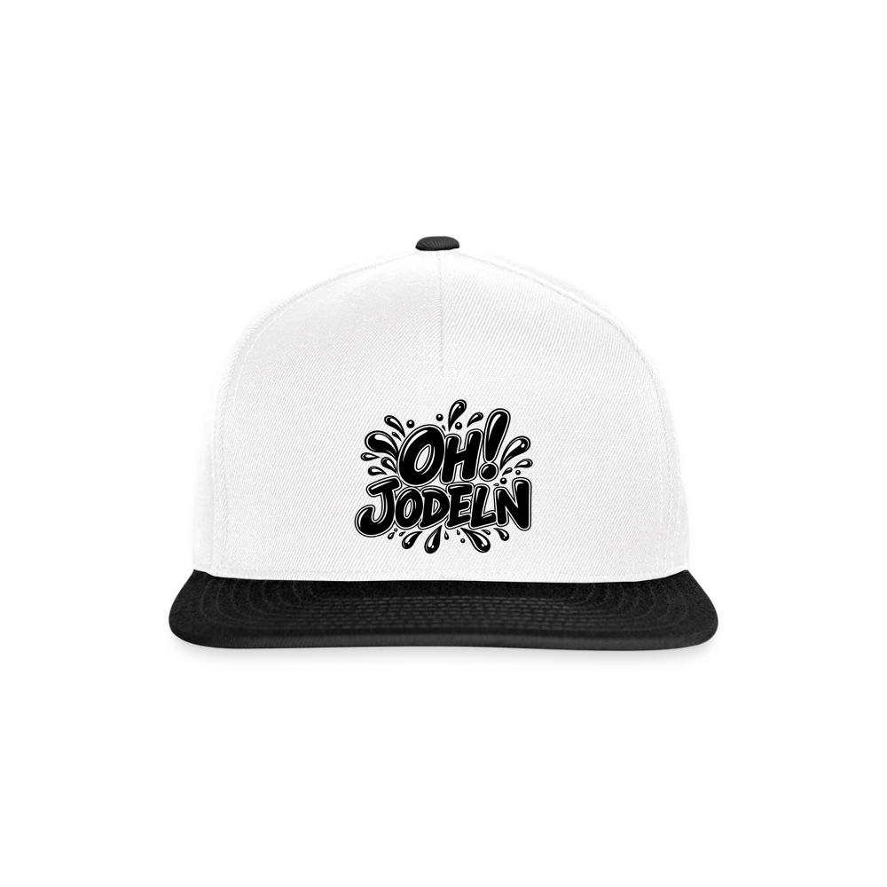 Oh!Jodeln Cap - Weiß/Schwarz