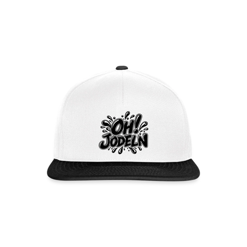 Oh!Jodeln Cap - Weiß/Schwarz
