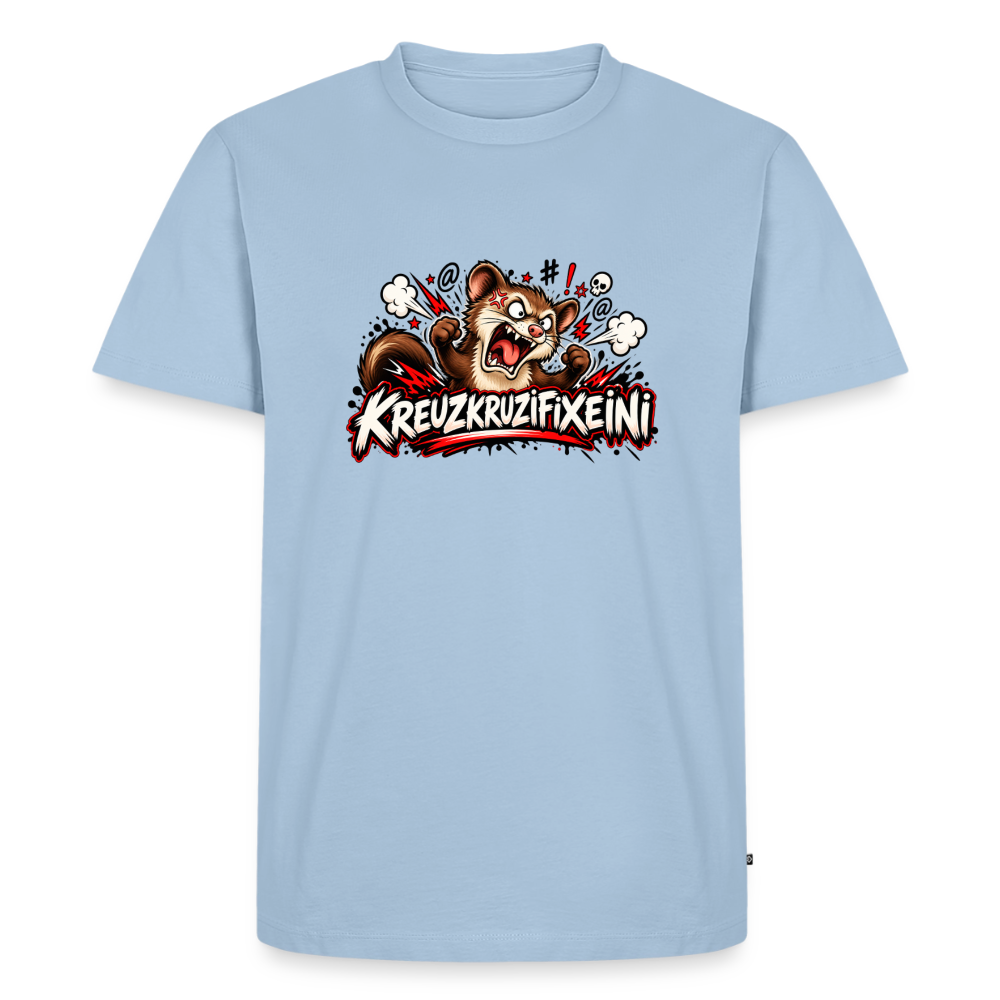 KRUZIFIX T-Shirt - Hellblau