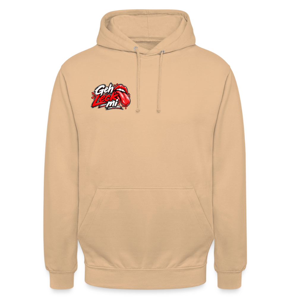 Geh Leck Hoodie - Pfirsich