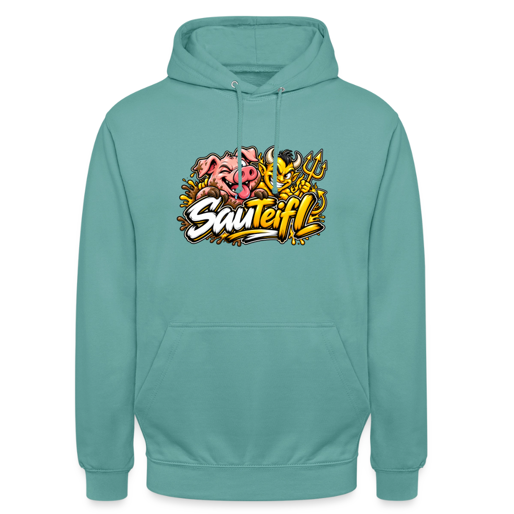 Sauteifl Hoodie - Pastelltürkis