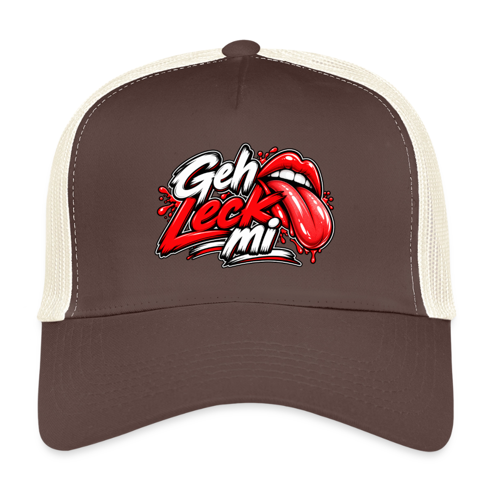 Geh Leck Cap - Braun/Beige