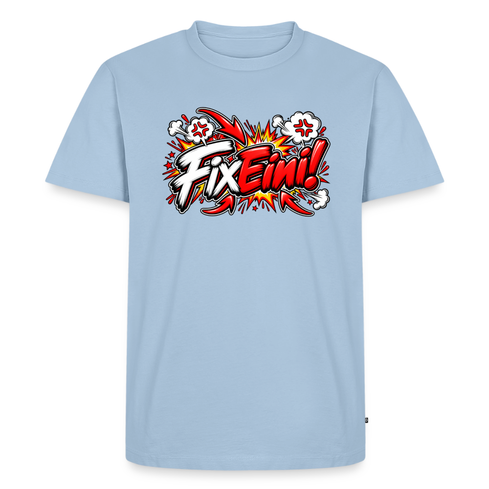 FixEini! T-Shirt groß - Hellblau