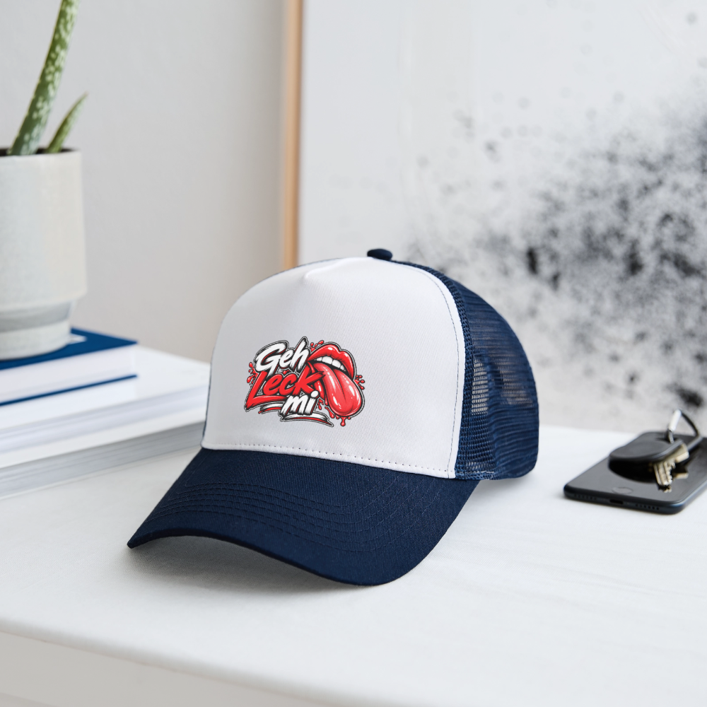 Geh Leck Cap - Weiß/Navy