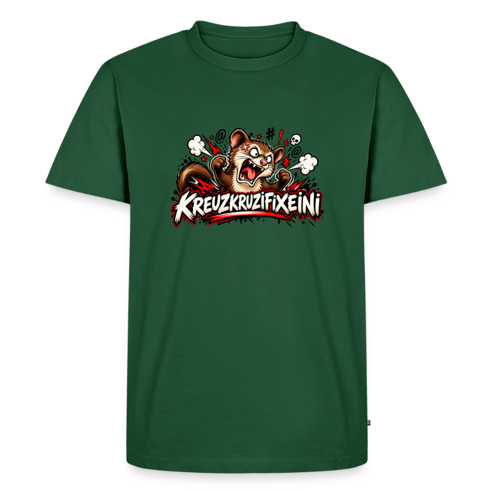 KRUZIFIX T-Shirt - Flaschengrün