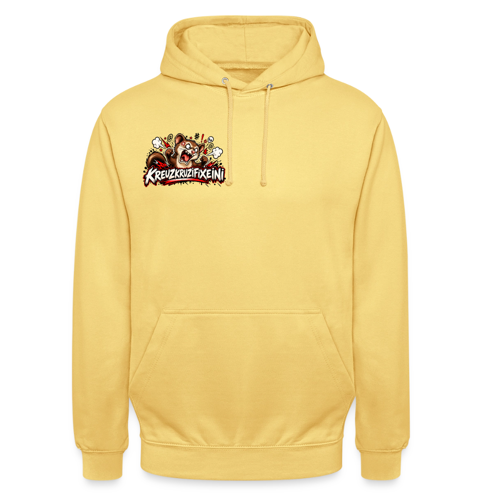 KRUZIFIX Hoodie - Zitronengelb