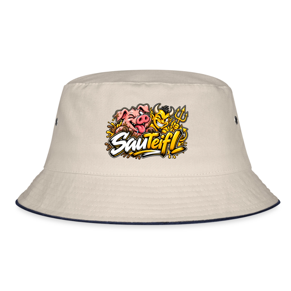 Sauteifl Cap - Natur/Navy