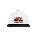 KRUZIFIX Snapback Cap - Weiß/Schwarz