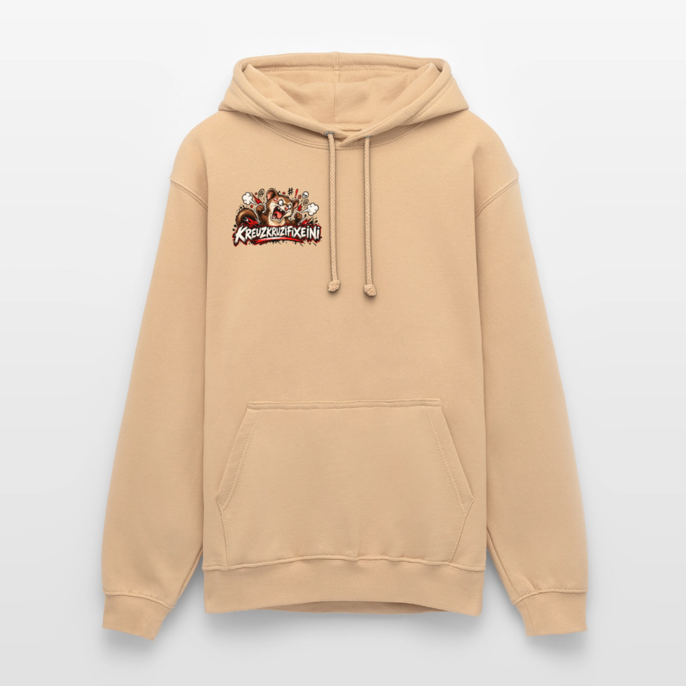 KRUZIFIX Hoodie - Pfirsich