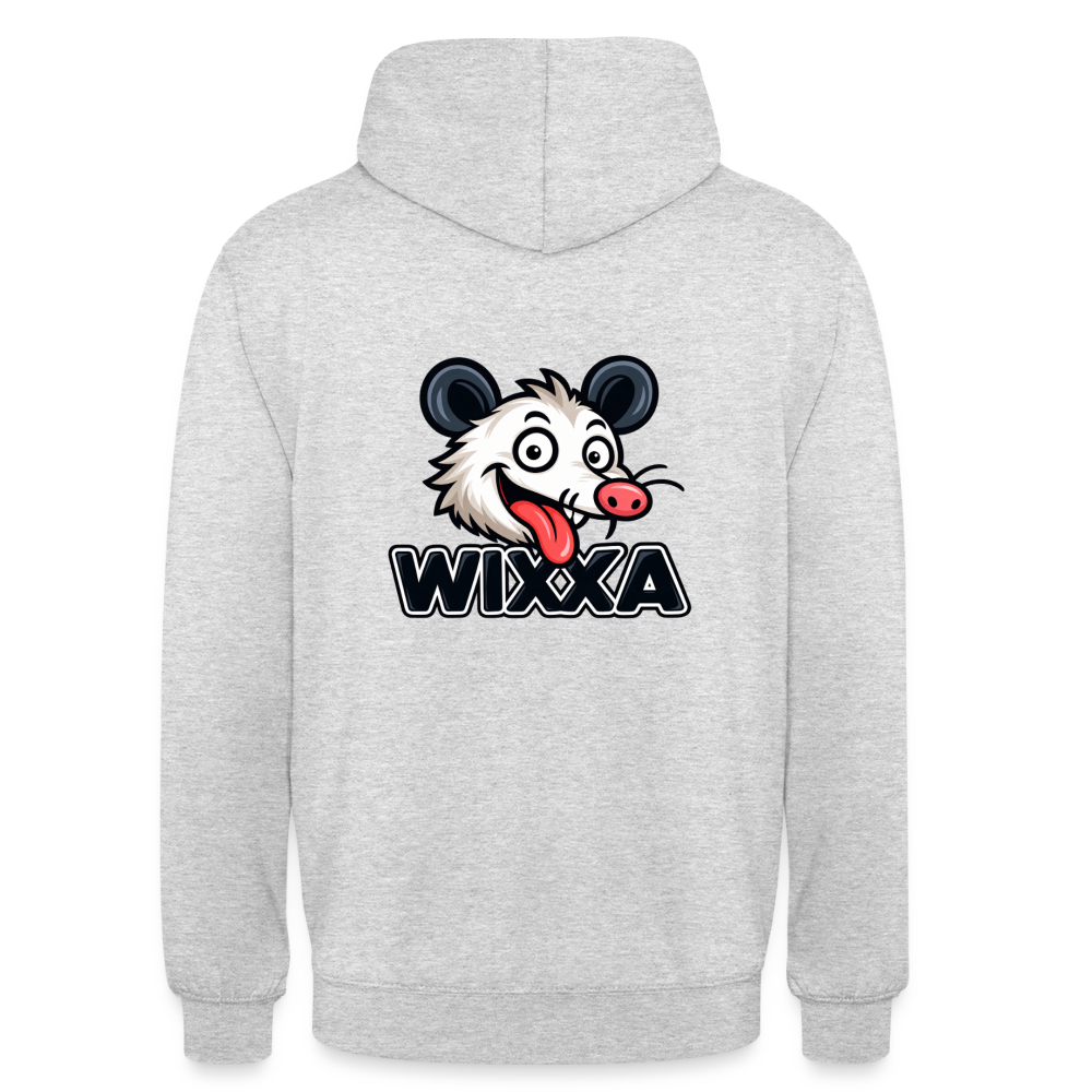 WIXXA Unisex Hoodie - Hellgrau meliert