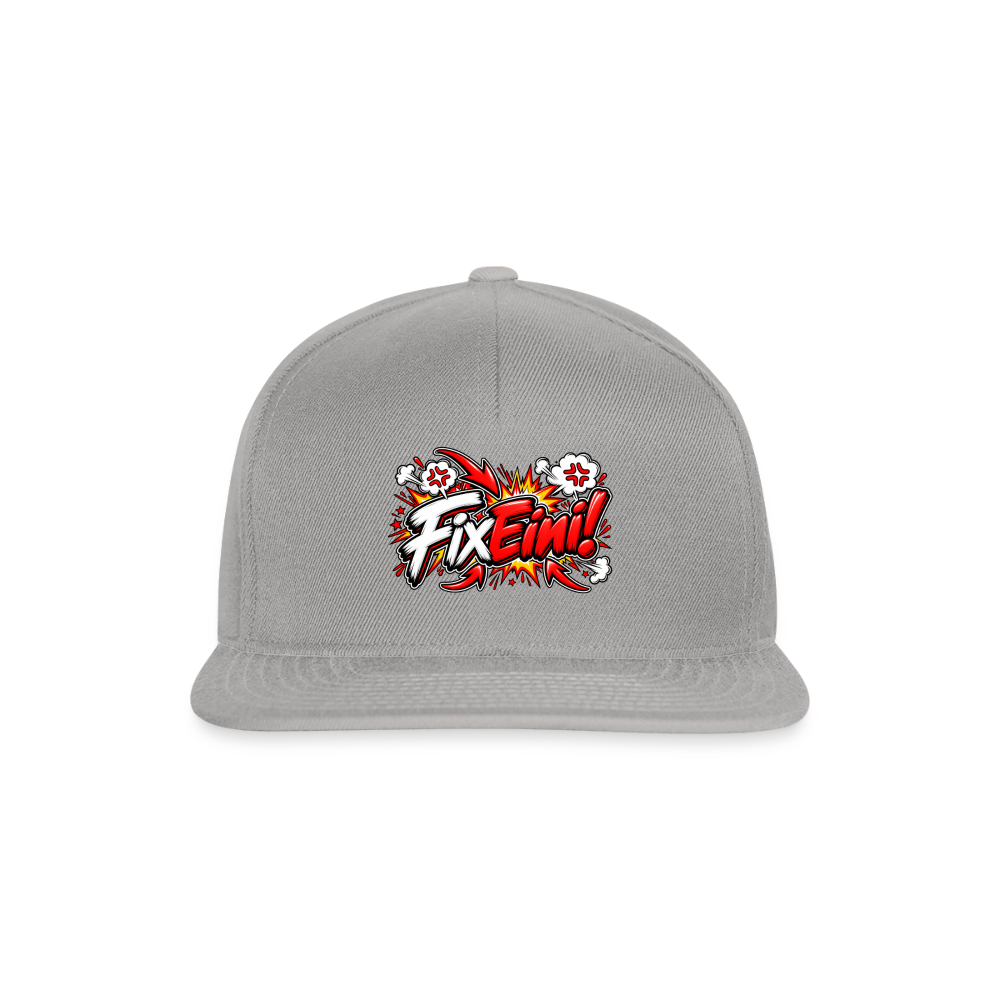 FixEini! Snapback Cap - Graphit/Graphit