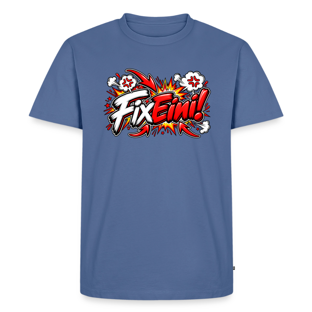 FixEini! T-Shirt groß - Taubenblau