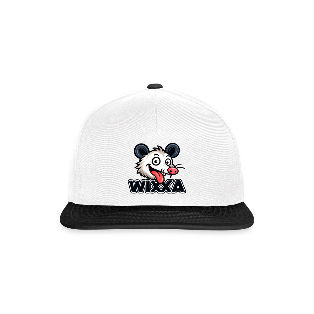 WIXXA Snapback Cap - Weiß/Schwarz