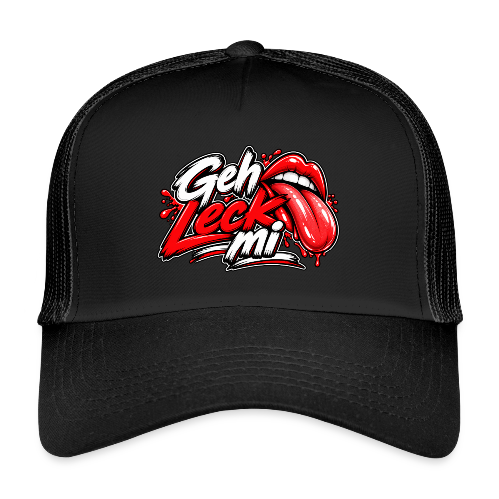 Geh Leck Cap - Schwarz/Schwarz