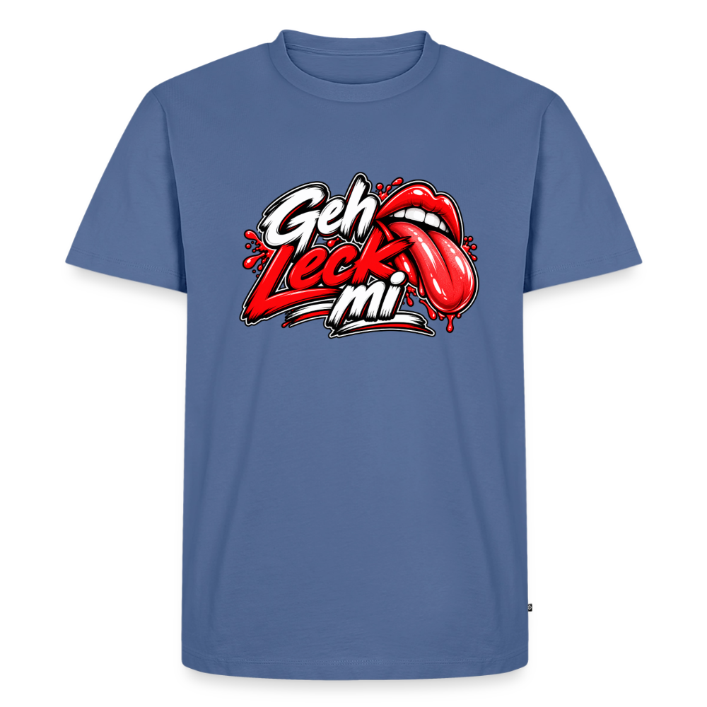 Geh Leck T-Shirt - Taubenblau