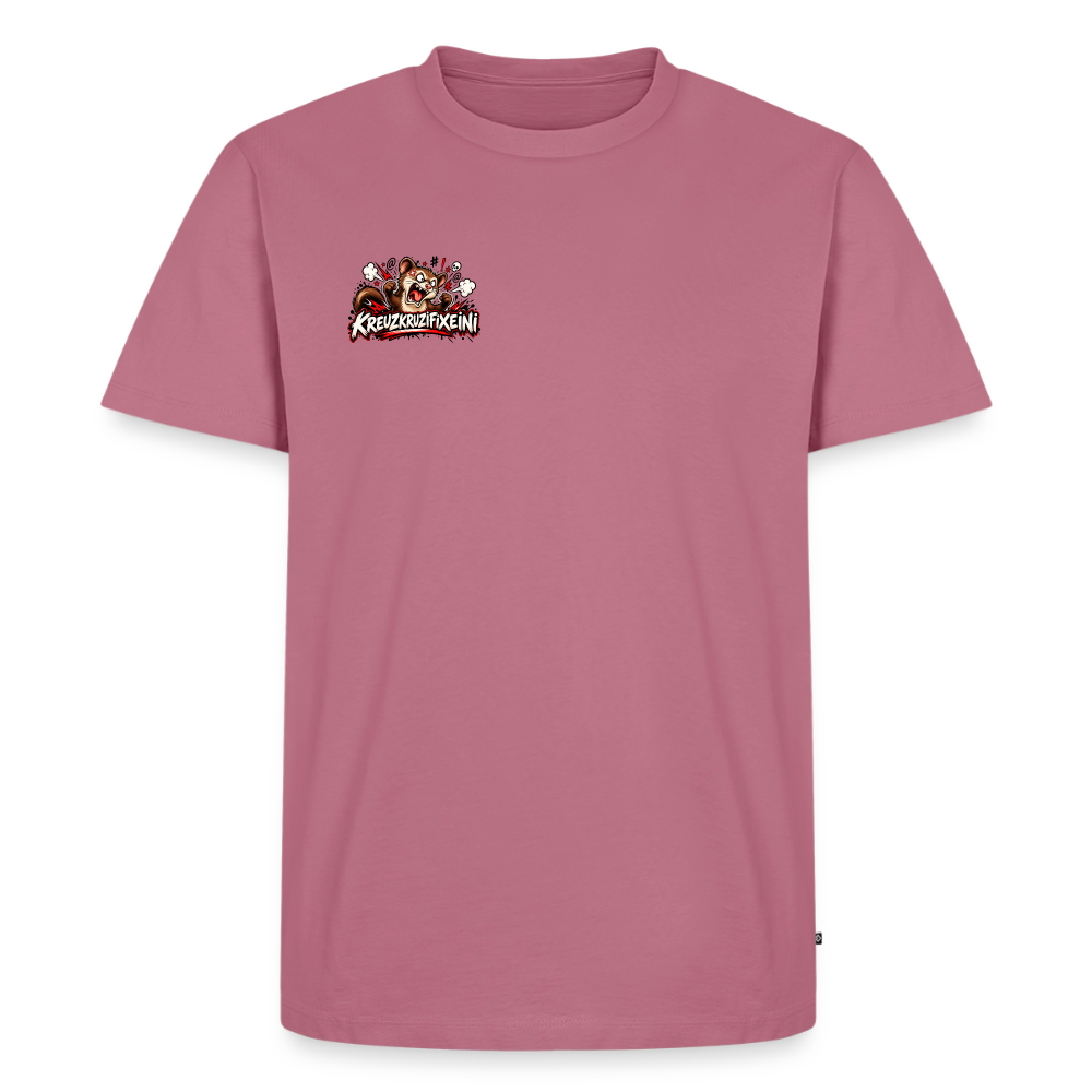 KRUZIFIX T-Shirt kleiner Druck - Mauve
